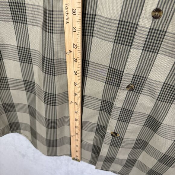 NWT Carhartt Force Ridgefield 2XLT Tall Shirt Beige Buttons Pockets Plaid - Picture 7 of 12